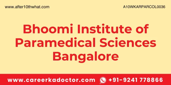 Bhoomi Institute of Paramedical Sciences Bangalore