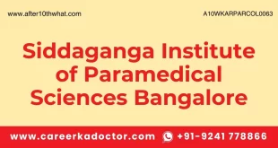 Siddaganga Institute of Paramedical Sciences Bangalore