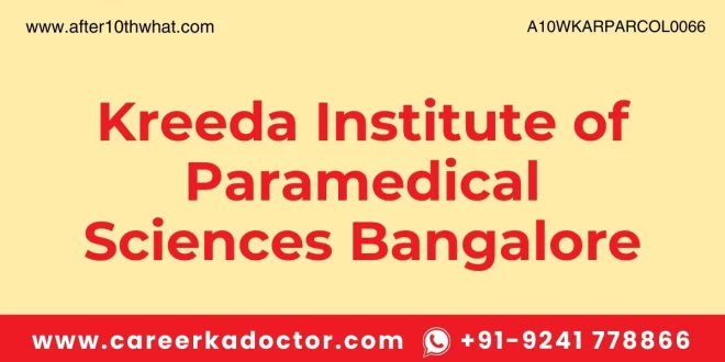 Kreeda Institute of Paramedical Sciences Bangalore