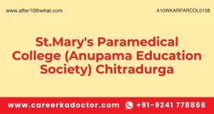 St.Mary's Paramedical College (Anupama Education Society) Chitradurga