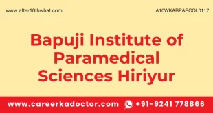 Bapuji Institute of Paramedical Sciences Hiriyur