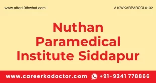 Nuthan Paramedical Institute Siddapur