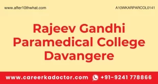 Rajeev Gandhi Paramedical College Davangere