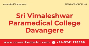 Sri Vimaleshwar Paramedical College Davangere