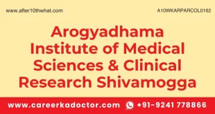 Arogyadhama Institute of Medical Sciences & Clinical Research Shivamogga