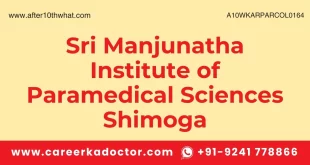 Sri Manjunatha Institute of Paramedical Sciences Shimoga