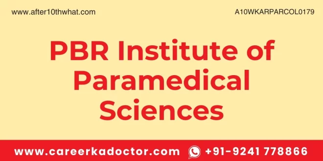 PBR Institute of Paramedical Sciences