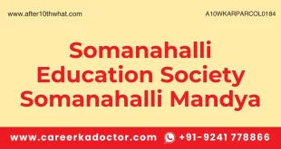 Somanahalli Education Society Somanahalli Mandya