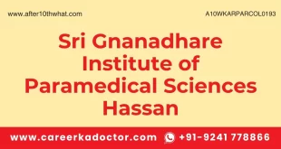 Sri Gnanadhare Institute of Paramedical Sciences Hassan