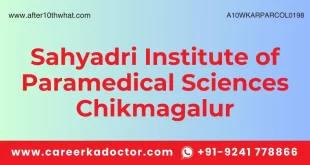 Sahyadri Institute of Paramedical Sciences Chikmagalur