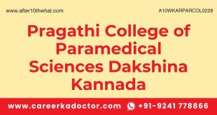 Pragathi College of Paramedical Sciences Dakshina Kannada