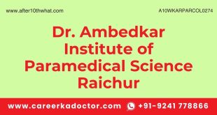 Dr. Ambedkar Institute of Paramedical Science Raichur