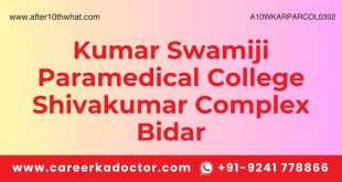 Kumar Swamiji Paramedical College Shivakumar Complex Bidar