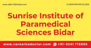 Sunrise Institute of Paramedical Sciences Bidar