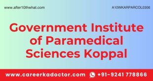 Government Institute of Paramedical Sciences Koppal