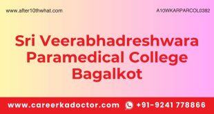 Sri Veerabhadreshwara Paramedical College Bagalkot